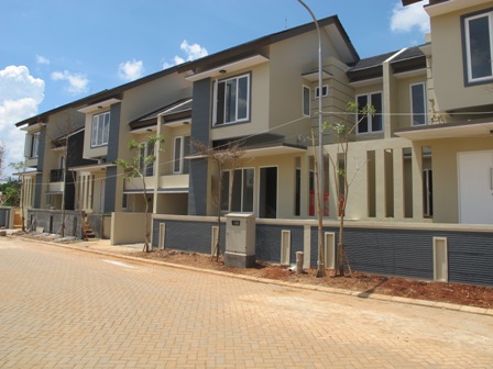 Salah satu tipe rumah di perumahan Bintaro Hill