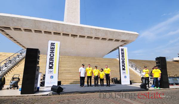 Pembersihan Monas dimulai 6 Mei hingga 15 Mei 2014