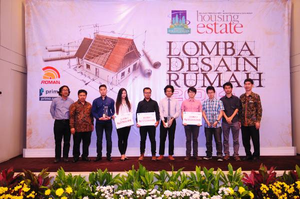 Para pemenang Lomba Desain Rumah HousingEstate 2014 Kategori Mahasiswa
