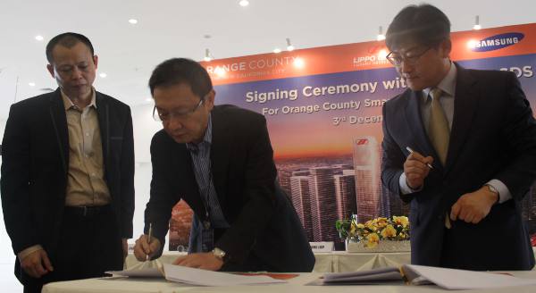 Penandatanganan kerja sama Lippo - Samsung