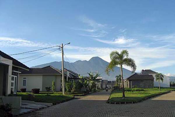 Perumahan Ciomas Hill dengan view gunung Salak