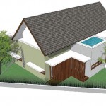 rumah di lahan trapesium 2