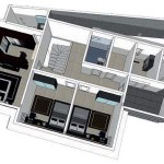 Rumah-Modern-Tropis-di-Lahan-Berkontur-Aksonometri-Lantai-2