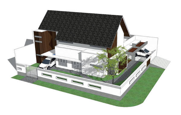 Januari 2015 - Rancang Bangun - Rumah Jangkung seperti Satu Lantai (5)