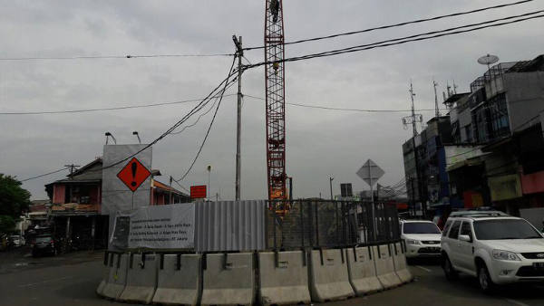 Proyek LRT Kelapa Gading, Foto : detikFinance
