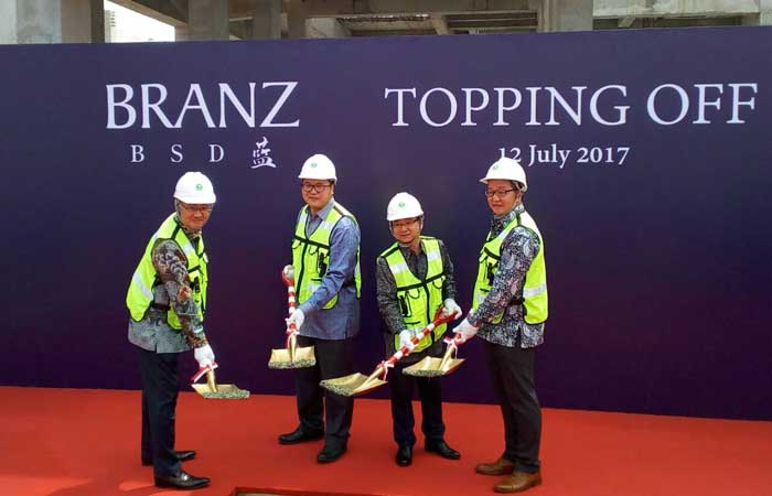topping-off-branz-bsd topping off Branz BSD