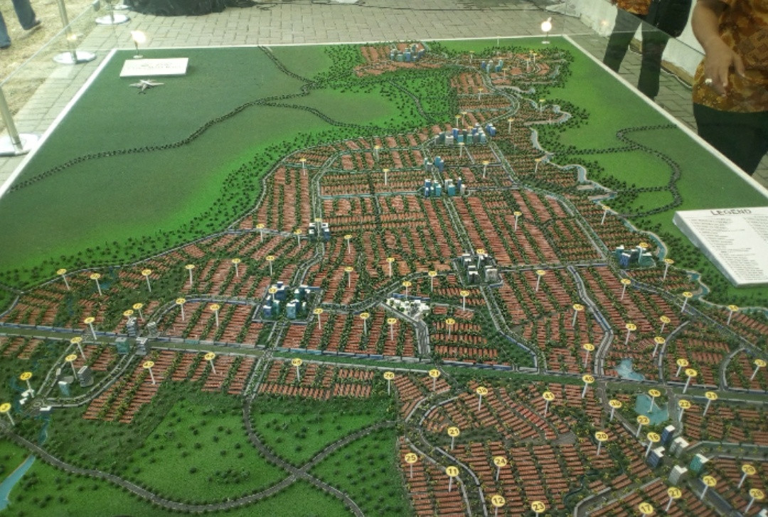 Maket CitraMaja Raya (Foto: Yudiasis Iskandar/HousingEstate)