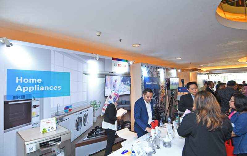 bosch home appliance Bosch memamerkan portofolio produknya kepada media dalam kegiatan 2018 Annual Press Conference Bosch in Indonesia di Jakarta, Rabu (18/7/208). (Foto: HousingEstate/Susilo Waluyo)