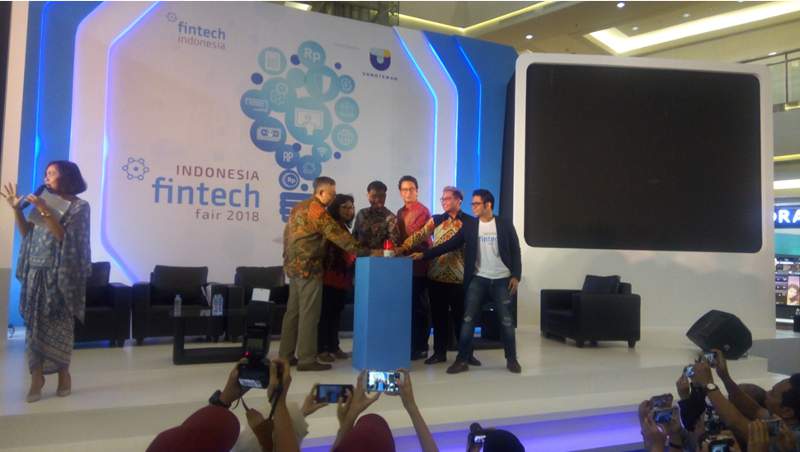 Pembukaan Indonesia Fintech Fair 2018 di Jakarta, Jum’at (13/7/2018). (Foto: dok housing-estate.com)