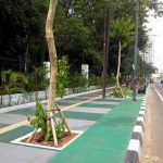 trotoar senayan jalan asia afrika