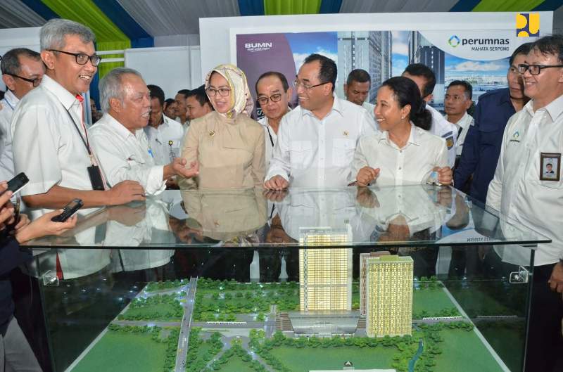 saat-peresmian-tiga-proyek-apartemen-garapan-BUMN