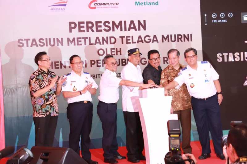 Peresmian Stasiun Metland Telaga Murni