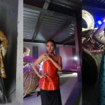 Koleksi gaun desainer Jesus Cedeño yang menggunakan material eco faux dari Viro (foto dok. Viro)